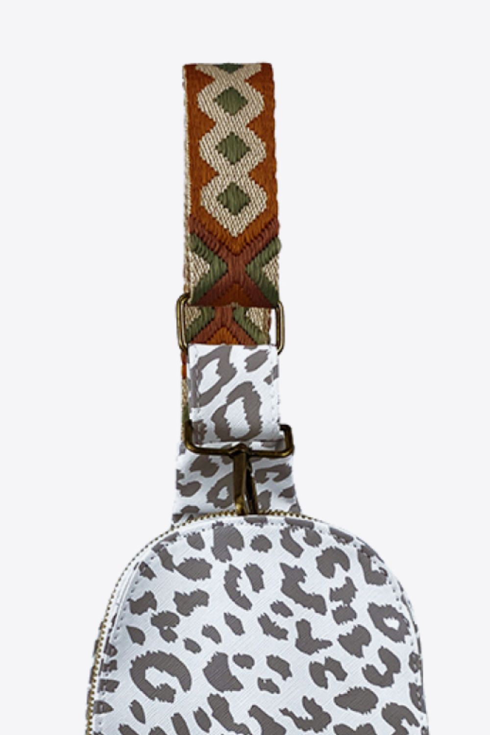 Printed Vegan Leather Sling Bag