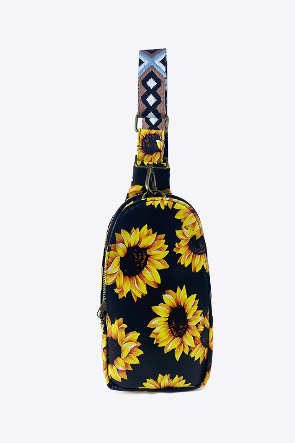 Printed Vegan Leather Sling Bag