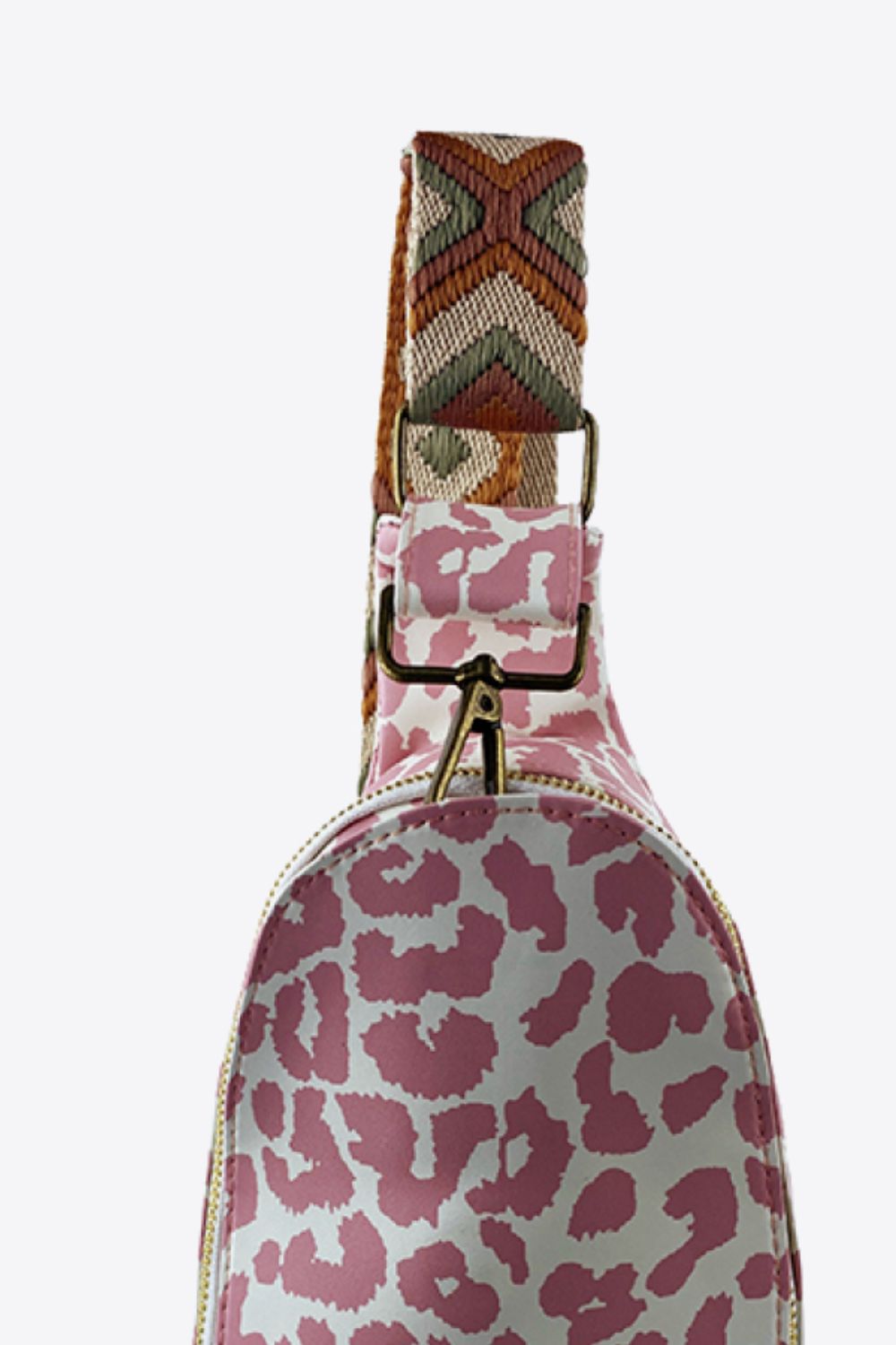 Printed Vegan Leather Sling Bag