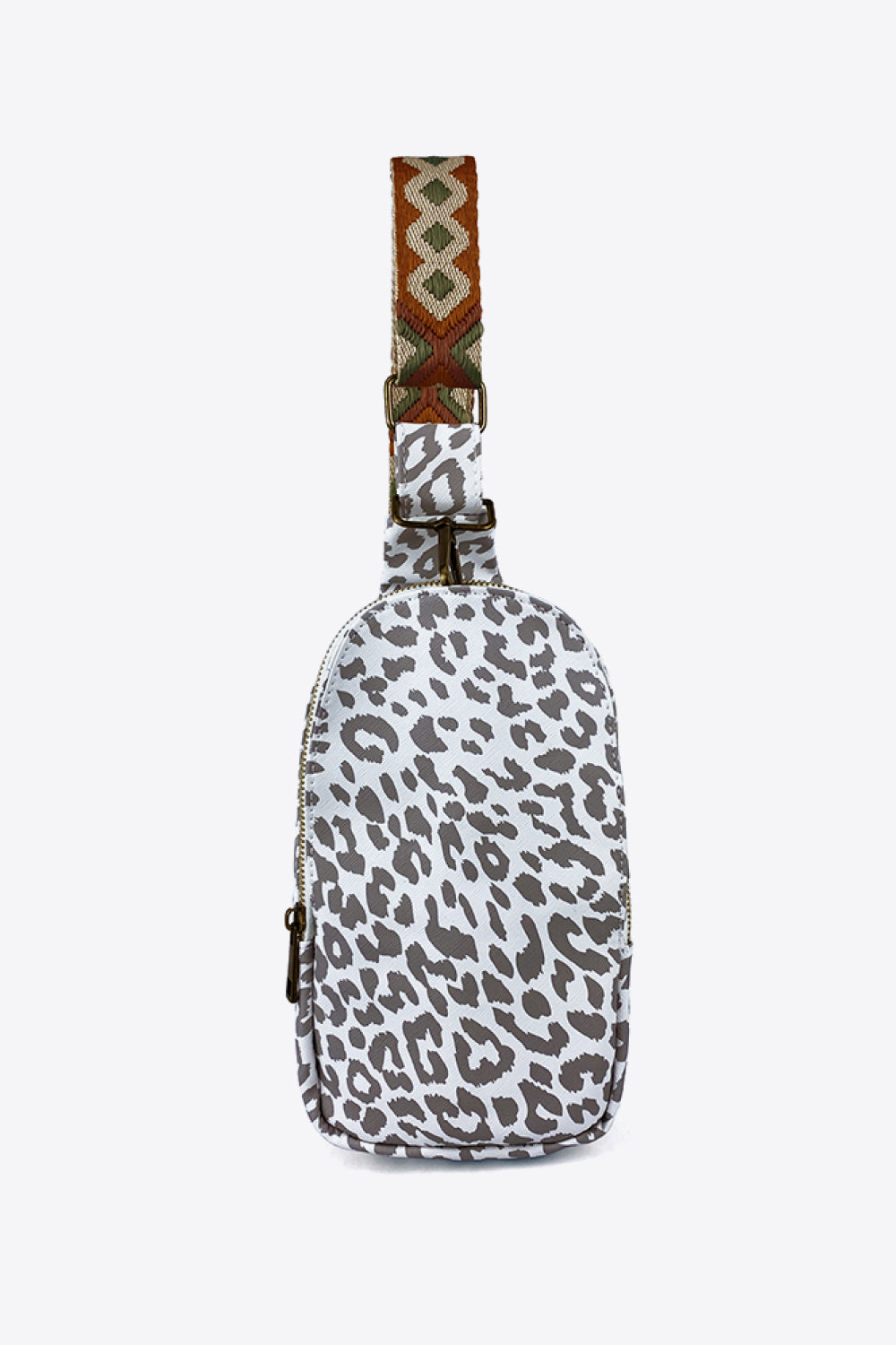 Printed Vegan Leather Sling Bag