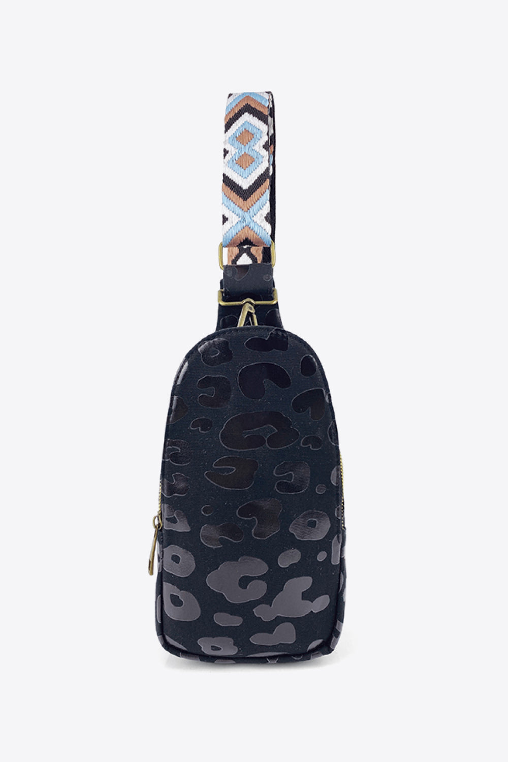 Printed Vegan Leather Sling Bag