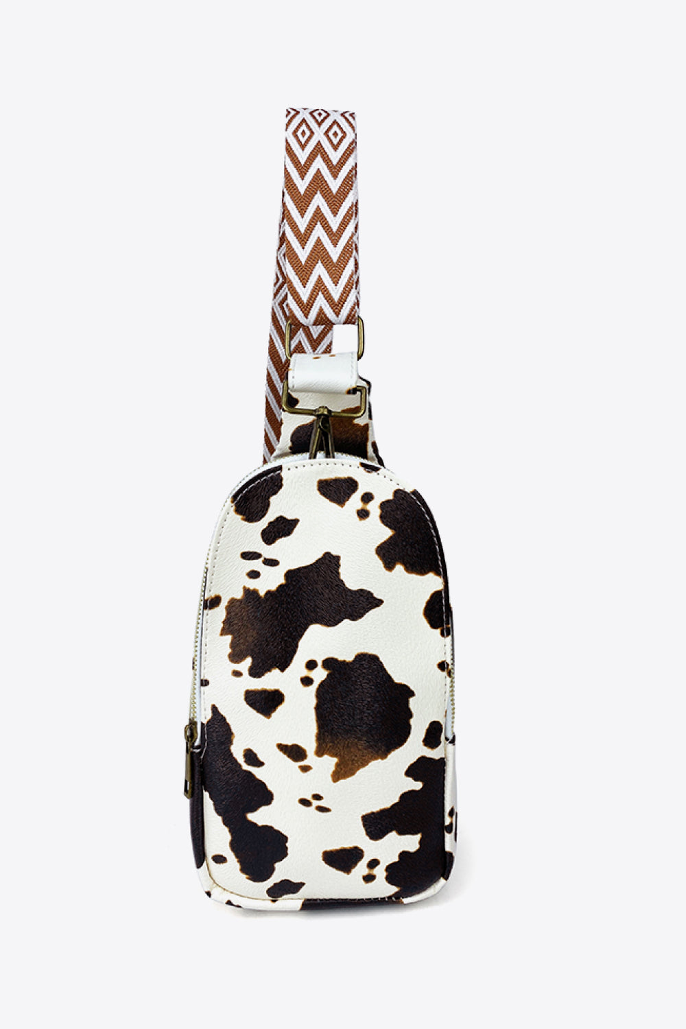 Printed Vegan Leather Sling Bag