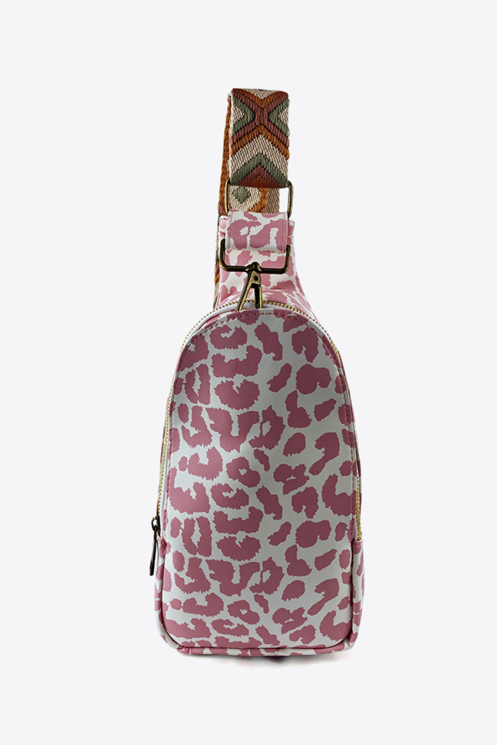 Printed Vegan Leather Sling Bag