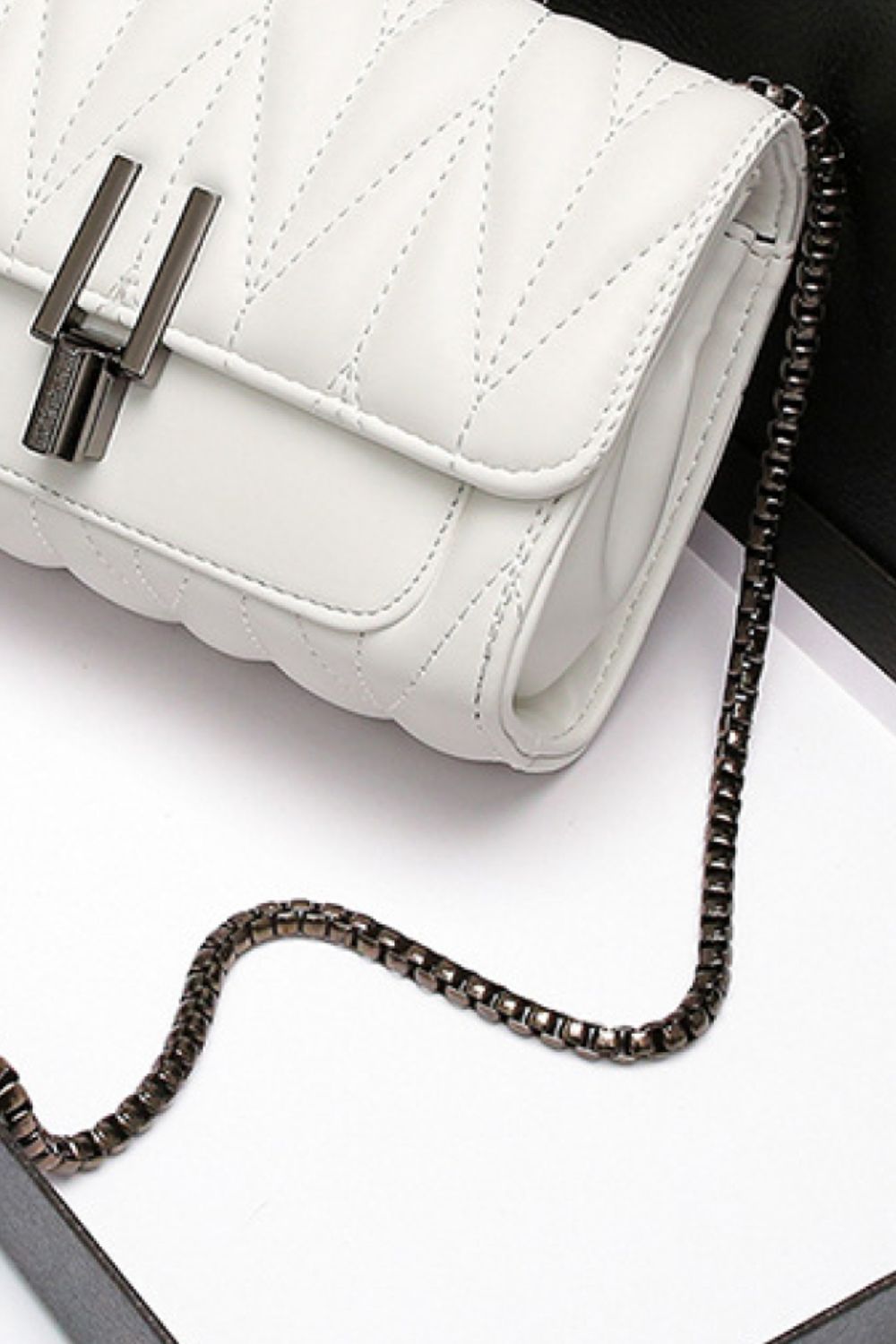 Vegan Leather Crossbody Bag