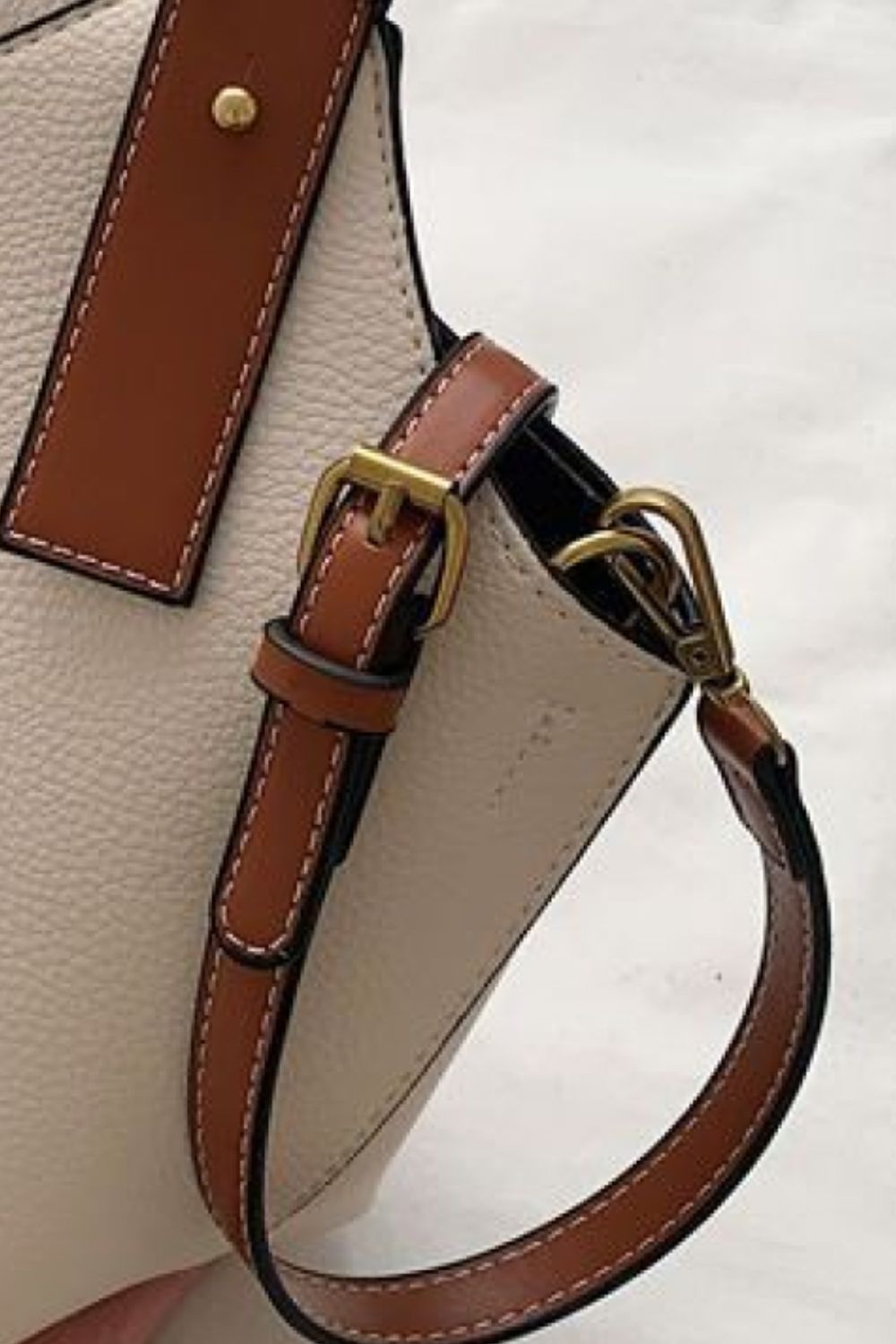 Fashion Vegan Leather Bucket Bag